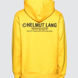 Helmut Lang Yellow Taxi Hoodie